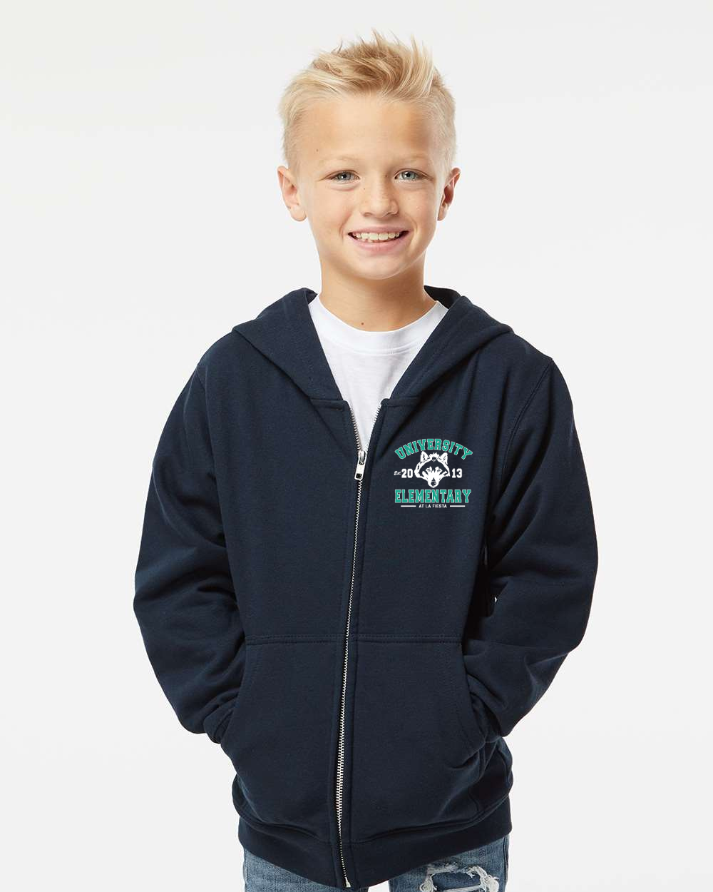Youth CUSTOMIZED Wolfie Zip-up Hoodie