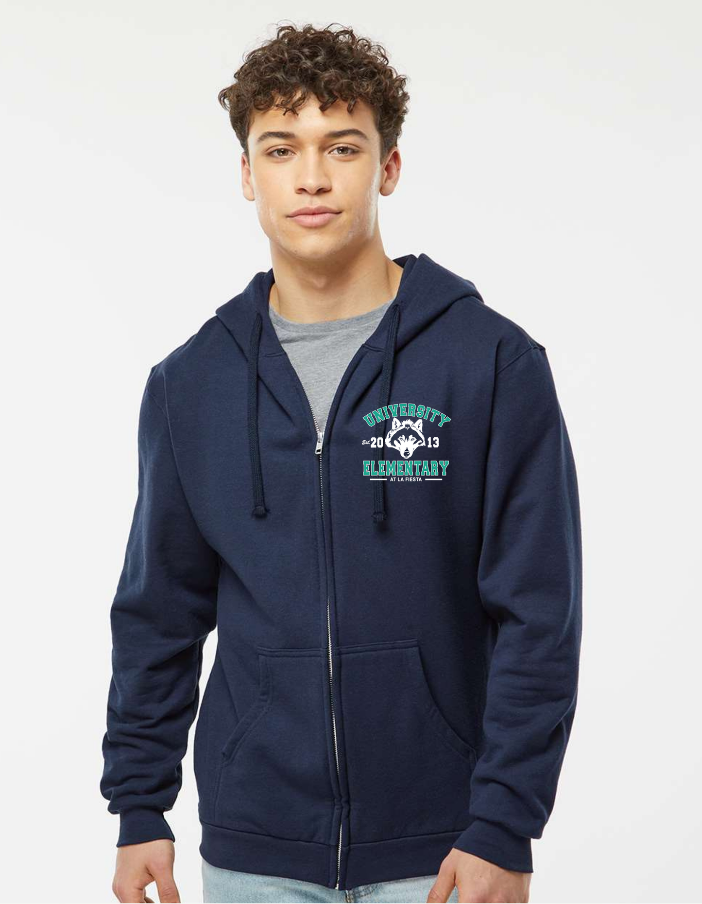 Adult CUSTOMIZED Wolfie Zip-Up Hoodie